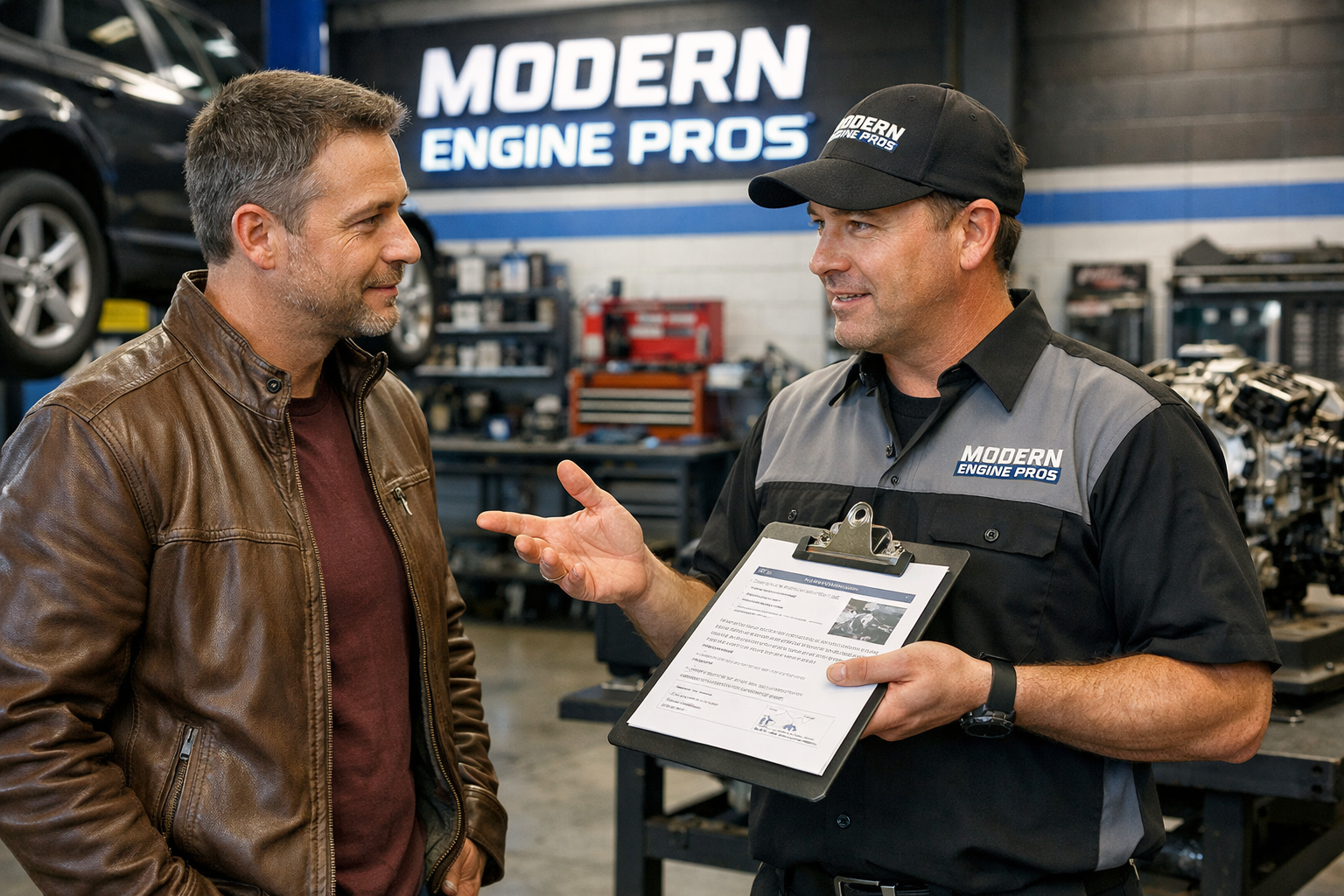 Precision remanufactured engine detail